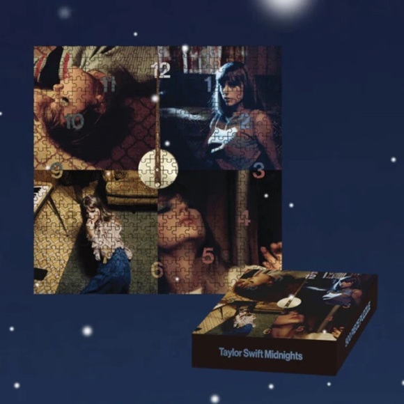 NEW Taylor Swift Midnights Clock Face 500 Piece PuzzleNWT NIB NIP